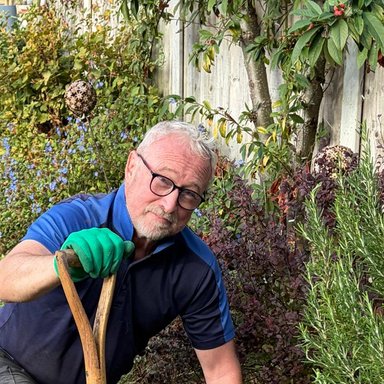 Paul, full-time gardener